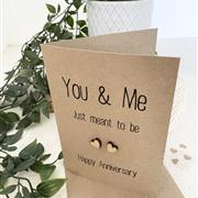 You &amp; Me Anniversary Card
