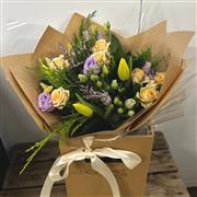 Bouquet Spring Flowers - Lemon and Lilac