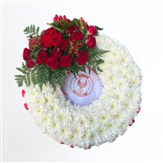 Football Wreath Tribute