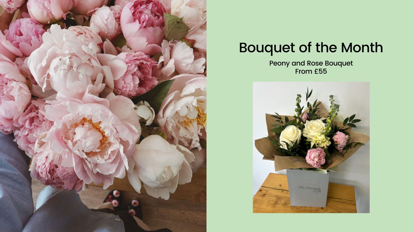 Bouquet of the Month - Peony and Rose Bouquet