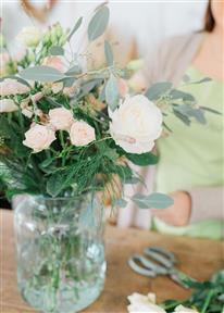 Expert tips to keep a bouquet of flowers fresh is to regularly clean the vase and change the water in your vase, this will lenghten the life of your flowers 
